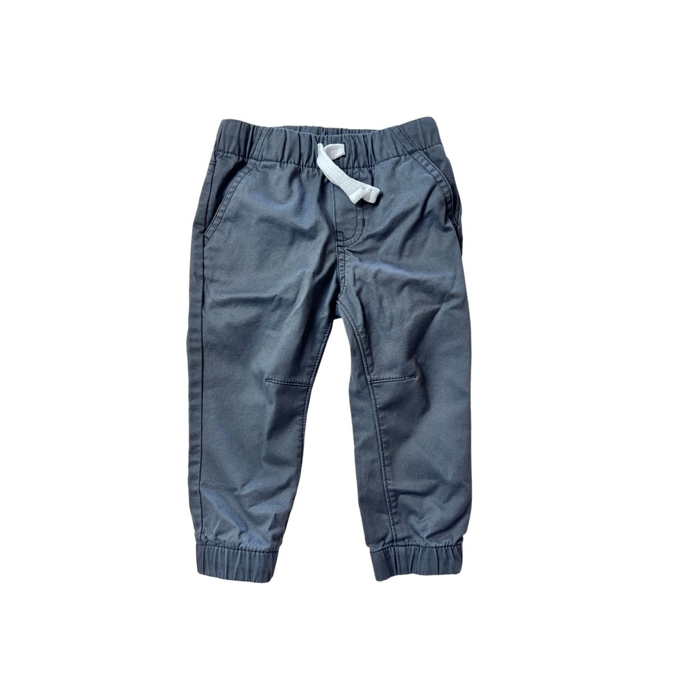 Cat & Jack Boys Gray Jogger Pants Elastic Waist Pull On Casual Size 18M